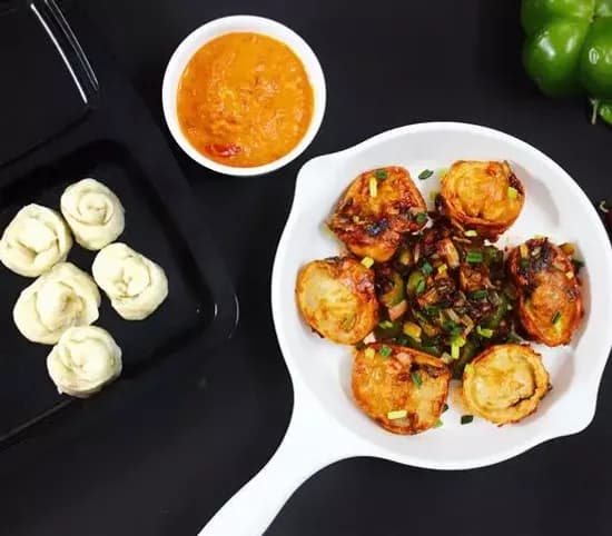 Chilli Momos | How to make Momos