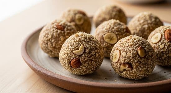 Healthy Oats Banana Ladoo