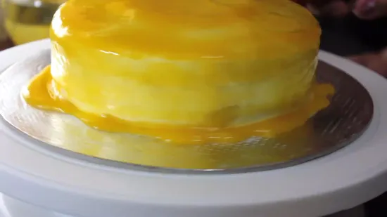 Eggless Mango cake recipe - Nishamadhulika.com